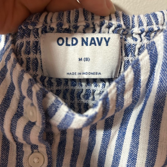 Old Navy printed Sleeveless bottom-front Romper Girls Size M - Picture 4 of 8